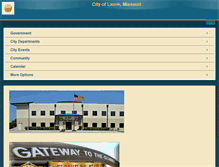 Tablet Screenshot of cityoflaurie.com